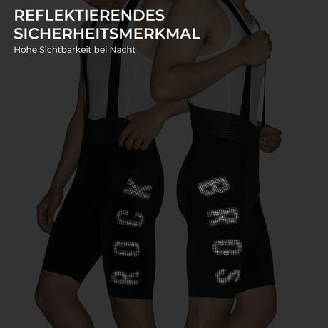 Trägerhose Fahrrad Herren mit Elastisch 4D Ergonomisches Sitzpolster - ROCKBROS-EU