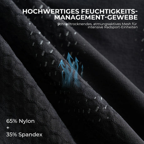 Trägerhose Fahrrad Herren mit Elastisch 4D Ergonomisches Sitzpolster - ROCKBROS-EU
