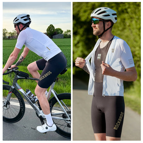 Trägerhose Fahrradhose mit Sitzpolster Herren – Nahtlos & atmungsaktiv