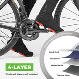 Fahrrad-Überschuhe – Wasserdichter Kälteschutz für Radsport