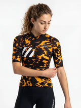 Damen-Radtrikot Pelzcode