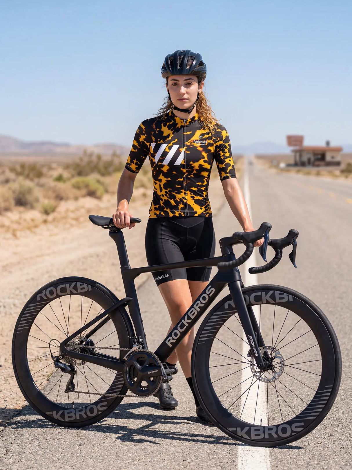 Damen-Radtrikot Pelzcode