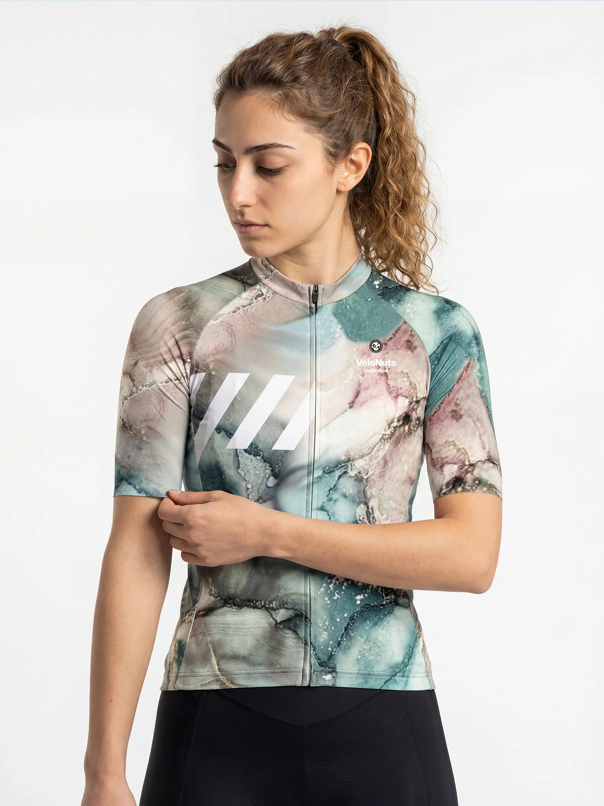 Damen-Radtrikot Liquid Terrain