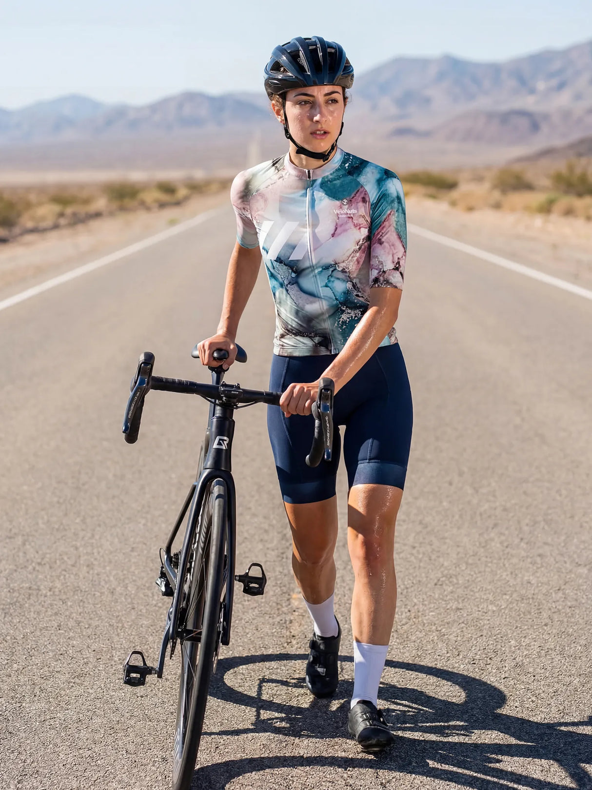 Damen-Radtrikot Liquid Terrain
