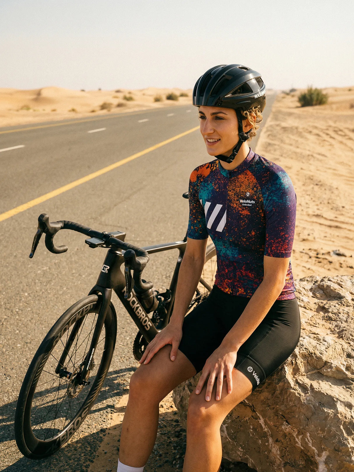 Damen-Radtrikot Ink Burst