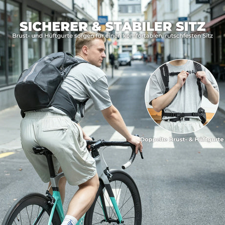 ROCKBROS Wanderrucksack 20 L – Ultraleicht, faltbar, mit Rückenbelüftung