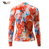 TVI Damen-Radwäsche aus Fleece mit Langarm – Warmes Radsporttrikot-Orange - ROCKBROS-EU