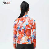 TVI Damen-Radwäsche aus Fleece mit Langarm – Warmes Radsporttrikot-Orange - ROCKBROS-EU