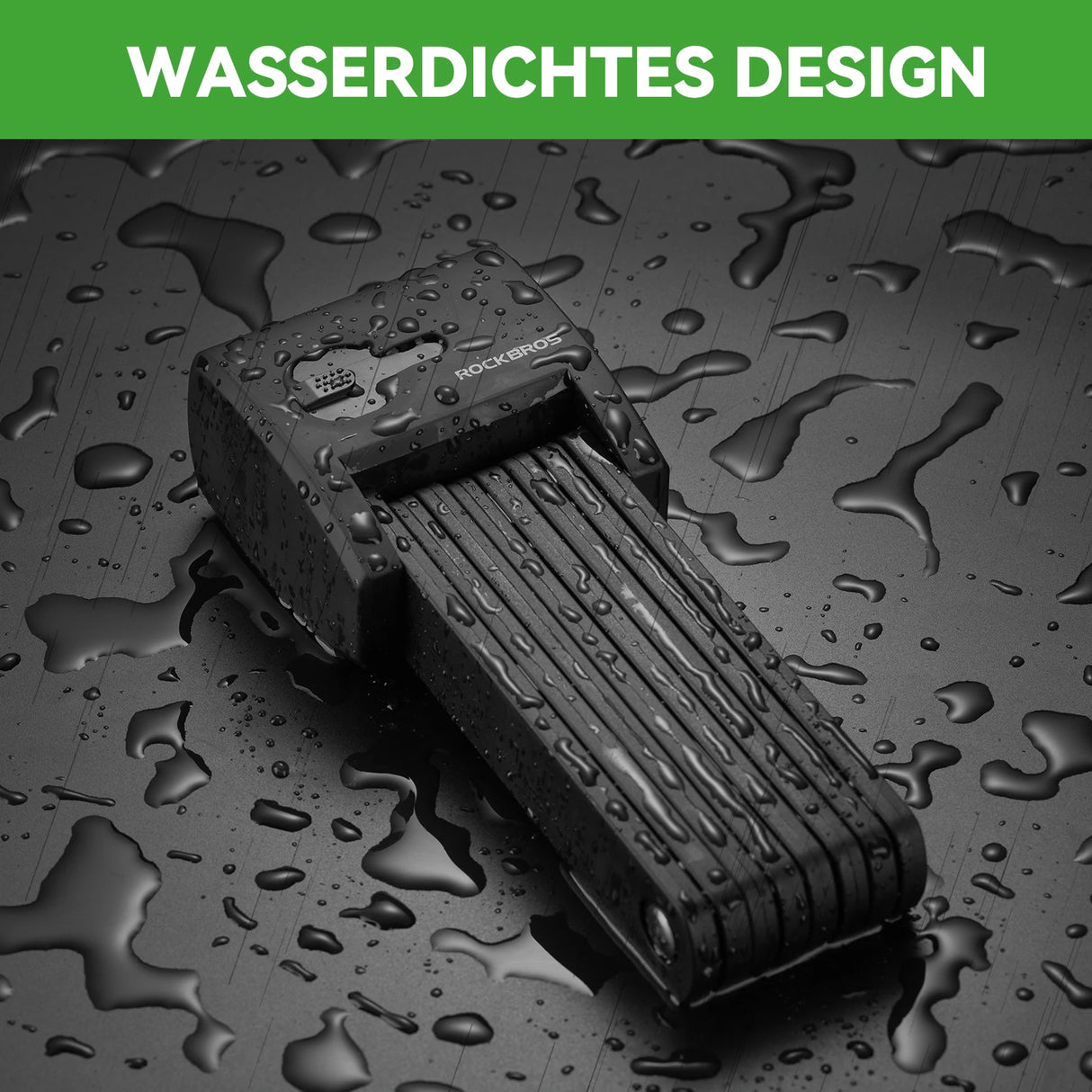 Fahrrad  Fingerabdruck Faltschloss USB-Aufladung - ROCKBROS-EU