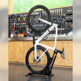 Fahrrad-Klappständer mit Doppelstreben aus Karbonstahl