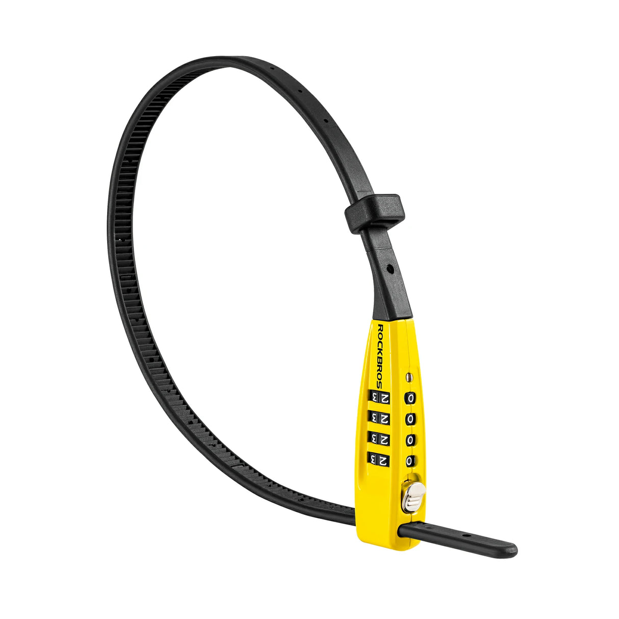 Fahrradschloss – 4‑stelliges Zahlenschloss mit Stahlkabel (54 cm, 98 g)