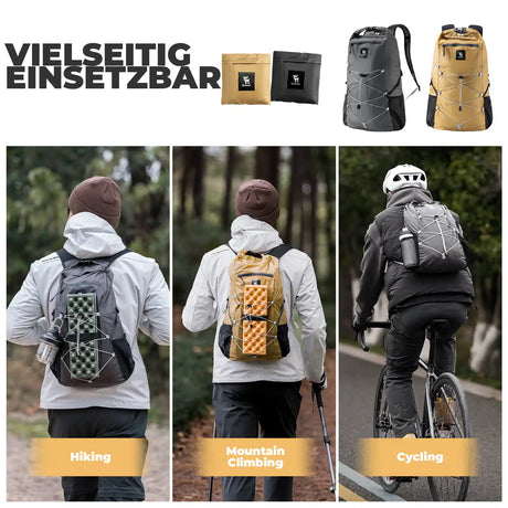 qunature 20l backpack for hiking, mountain climbing and cycling