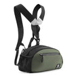 olive green qunature outdoor backpack with ergonomic shoulder straps