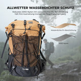 qunature misty 30l backpack with 200d nylon and waterproof pu coating