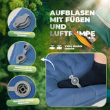 doppellagiges luftventil fuer schlafmatte
