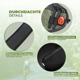 road-to-sky 2.5l lenkertasche und recycelten reifen,