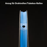 ROCKBROS 700C Carbon Laufradsatz 38mm Scheibenbremse Steckachse Laufrad Set für Rennrad - ROCKBROS-EU