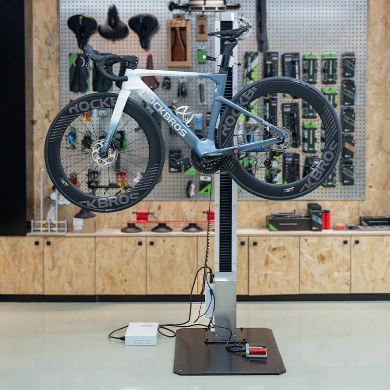 ROCKBROS single head electric bike repair stand for workshop and home maintenance
#option_Electric repair rack+Baseplate