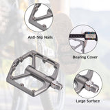 ROCKBROS Aluminium Platform Pedale 9/16 Zoll für MTB E-Bike Stadtrad - ROCKBROS-EU