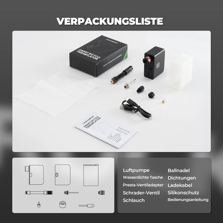 MINI Elektrische Fahrradpumpe AS1 Pro - ROCKBROS-EU