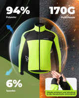 ROCKBROS Fahrrad Jacke & Hose Frühling Fahrradanzug Leuchtendes Grün - ROCKBROS-EU