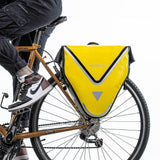 ROCKBROS Fahrrad Transporttasche 100% wasserdichte mit Schultergurt 20L Gelb/Schwarz Gold - ROCKBROS-EU