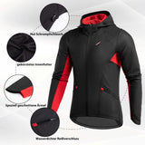 ROCKBROS Fahrradjacke Herren Winter Winddicht Softshelljacke Schwarz - ROCKBROS-EU