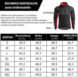 ROCKBROS Fahrradjacke Herren Winter Winddicht Softshelljacke Schwarz - ROCKBROS-EU