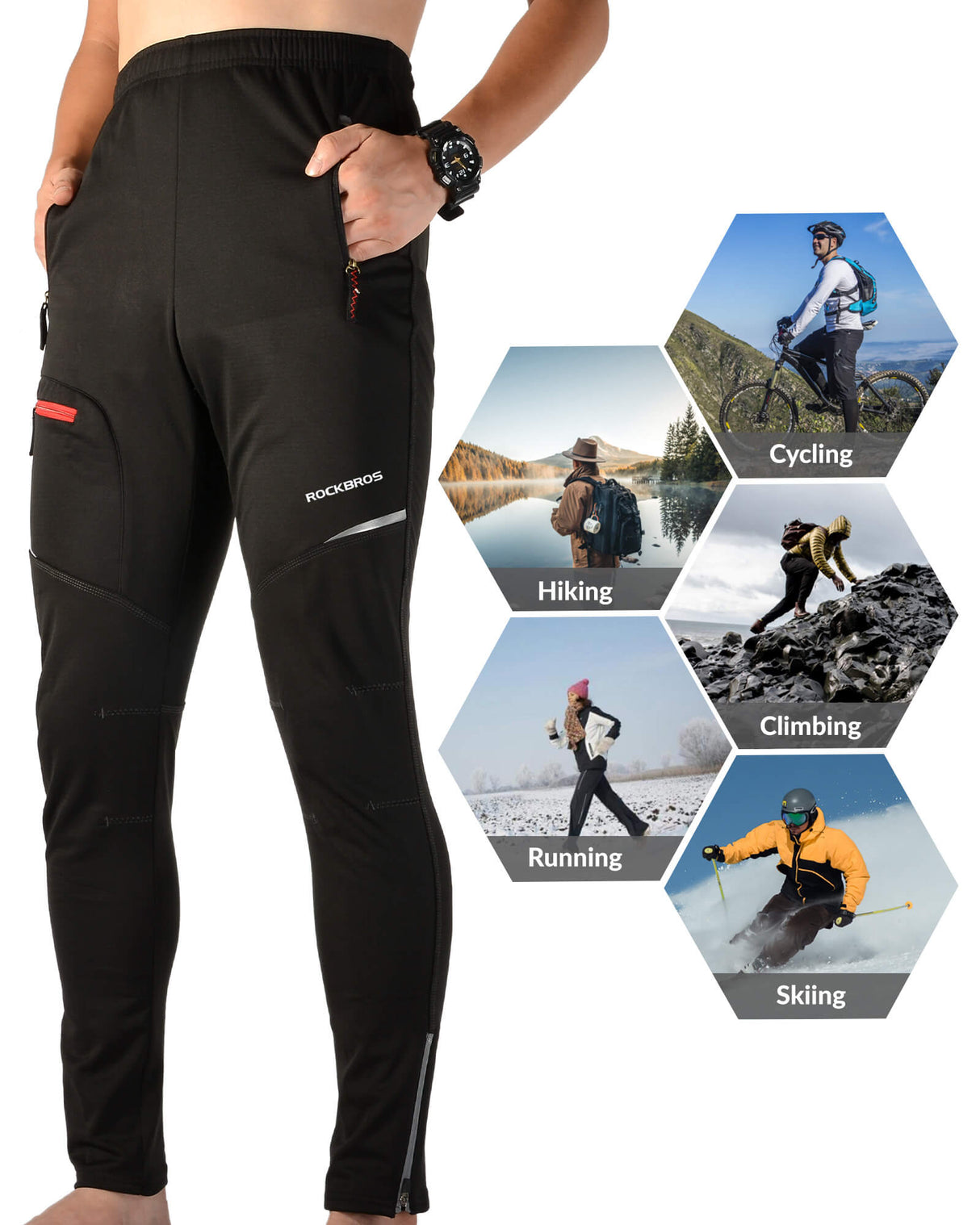 ROCKBROS Frühling Jacke / Hose Herren Windschutz Radsportanzug - ROCKBROS-EU