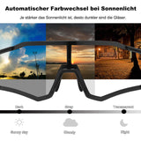 ROCKBROS Photochrome Radsport Brille mit UV400 Schutz - ROCKBROS-EU