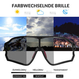 ROCKBROS Photochrome Sonnenbrille Fahrradbrille UV400-Schutz Unisex - ROCKBROS-EU