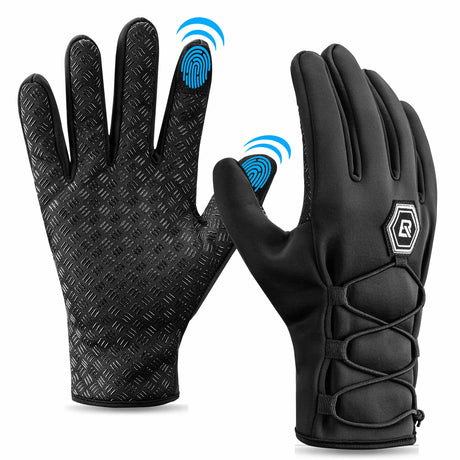 ROCKBROS Winter-Fahrradhandschuhe mit Touchscreen-Funktion