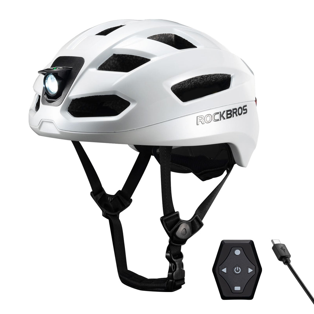 Smart Fahrradhelm mit Licht - ROCKBROS-EU