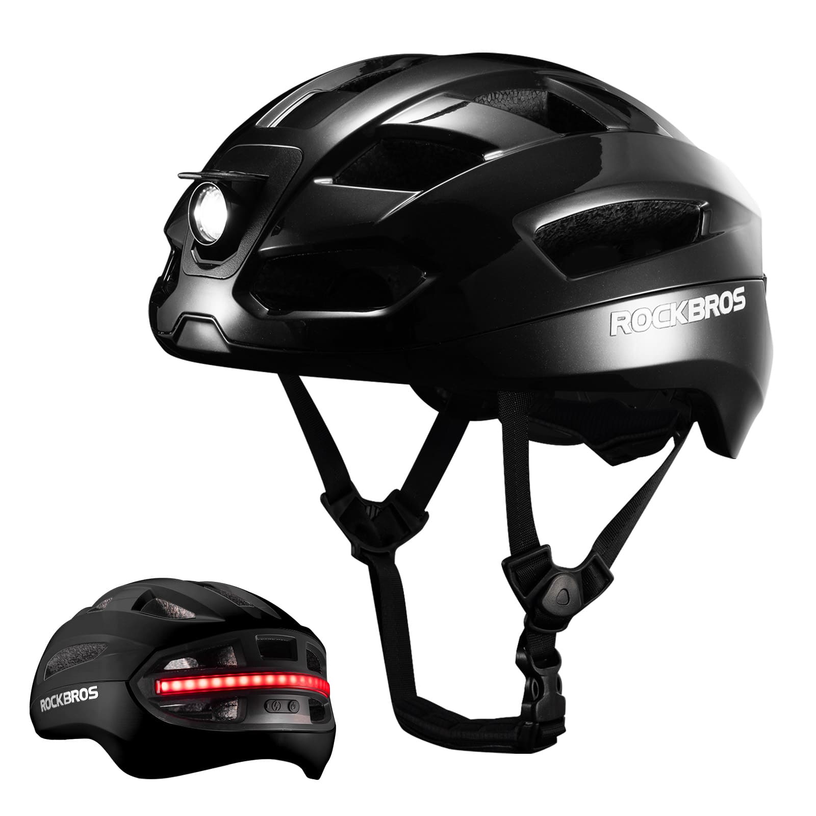 Smart Fahrradhelm mit Licht - ROCKBROS-EU