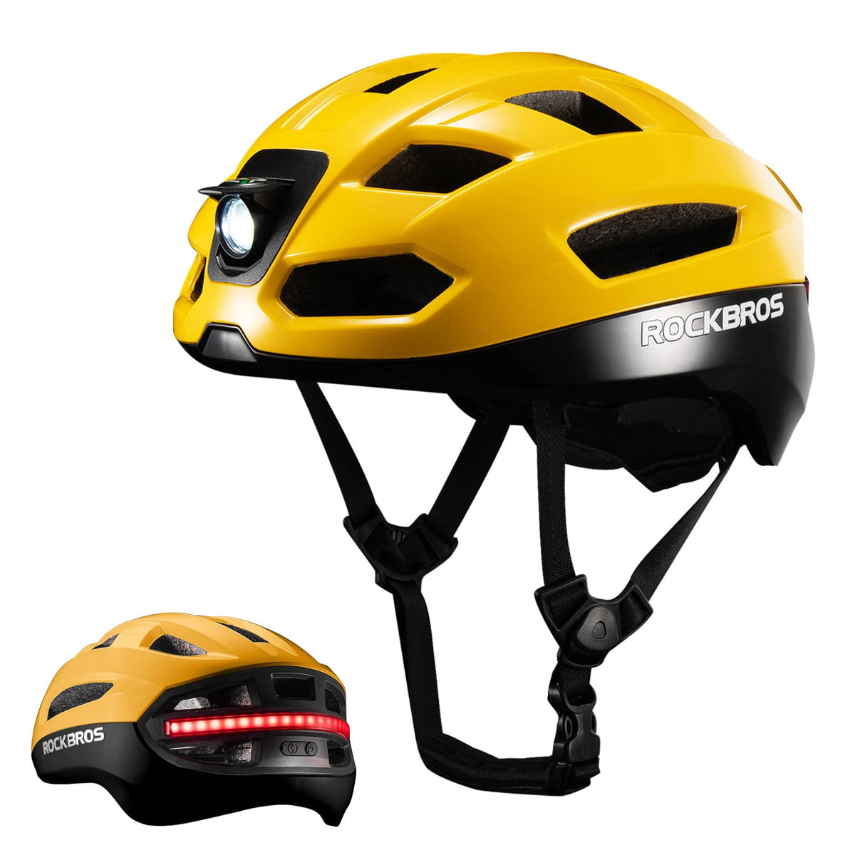 Smart Fahrradhelm mit Licht - ROCKBROS-EU