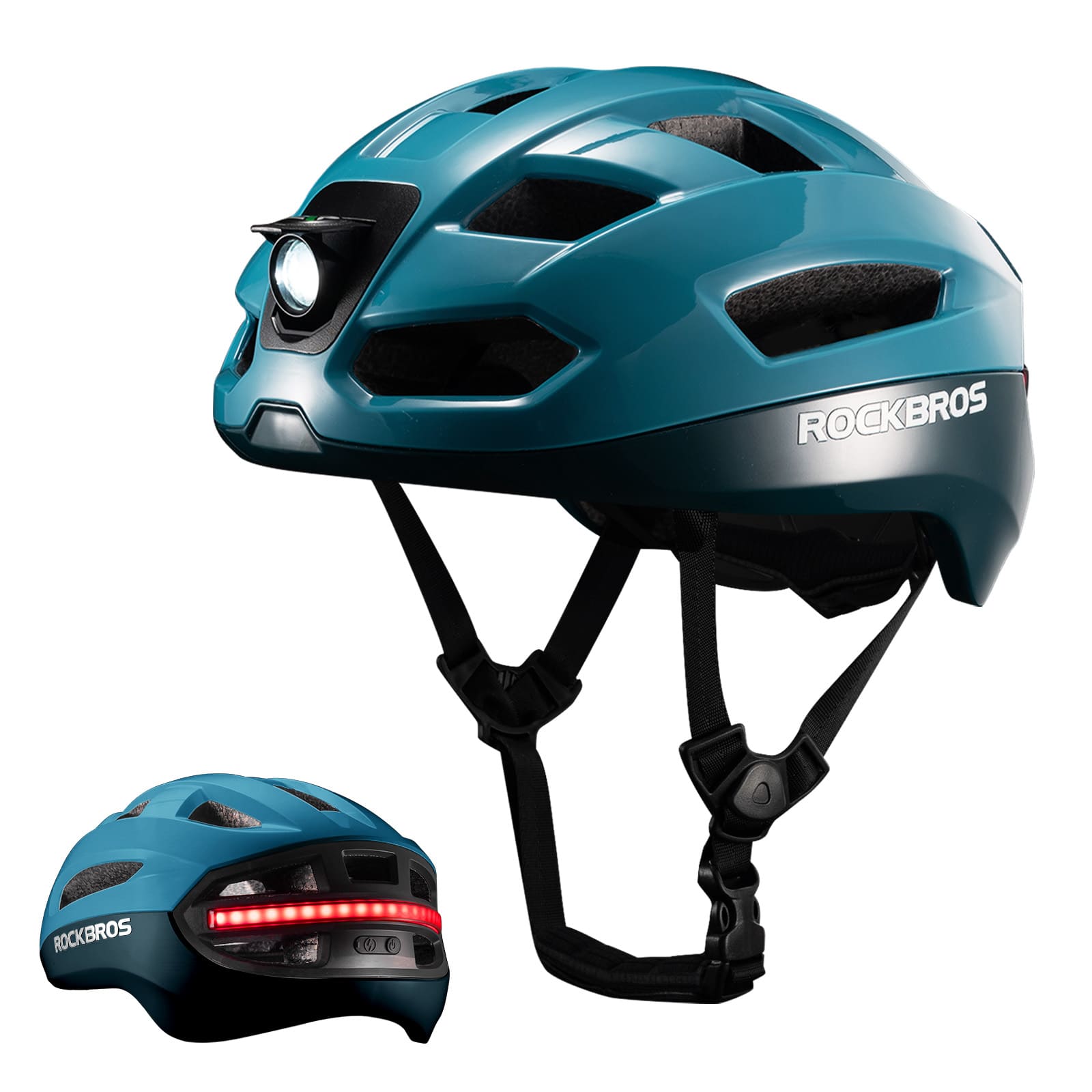 Smart Fahrradhelm mit Licht - ROCKBROS-EU