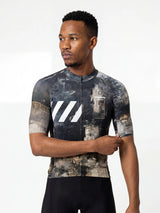 Herren-Radtrikot Urban Camo