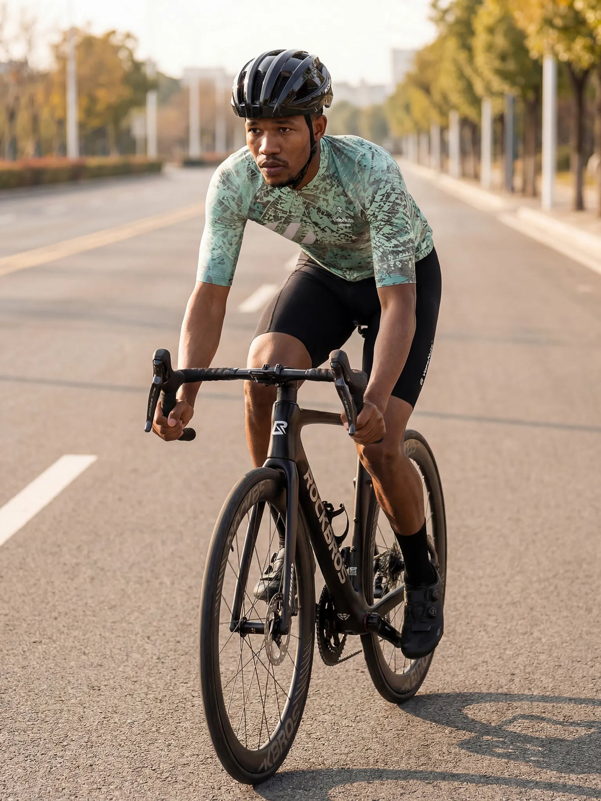 Herren-Radtrikot Urban Camo