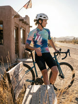 Herren-Radtrikot mit Straßengraffiti