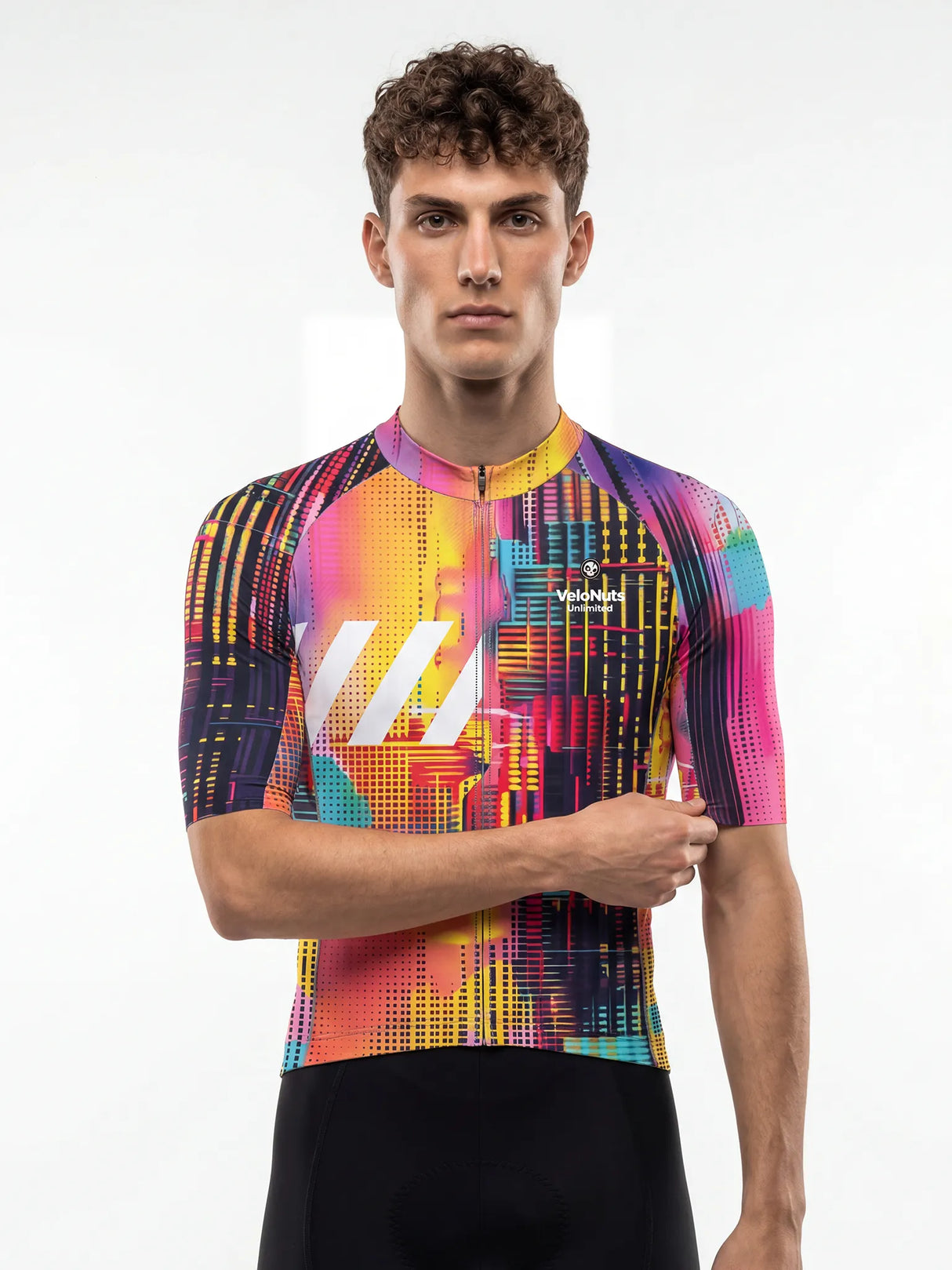 Herren-Radtrikot Neon Condense