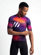 Herren-Radtrikot Aura Fade