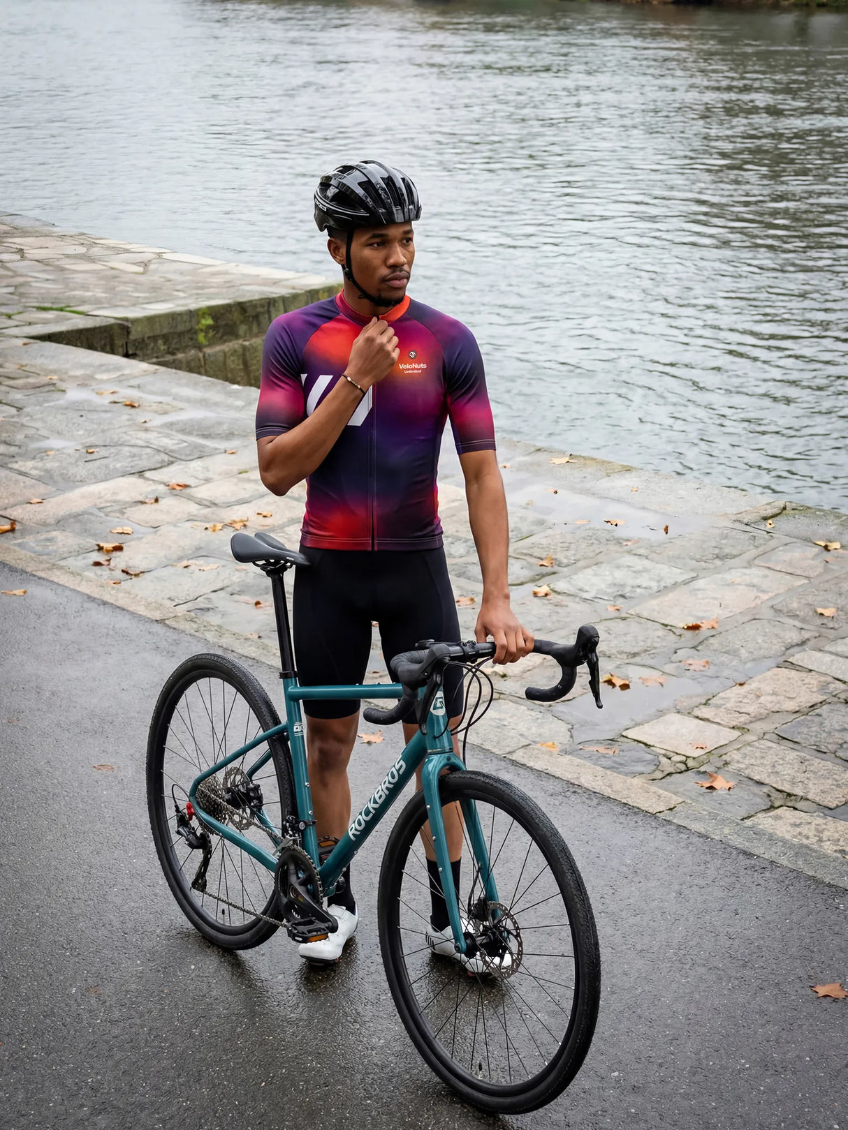 Herren-Radtrikot Aura Fade