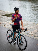 Herren-Radtrikot Aura Fade