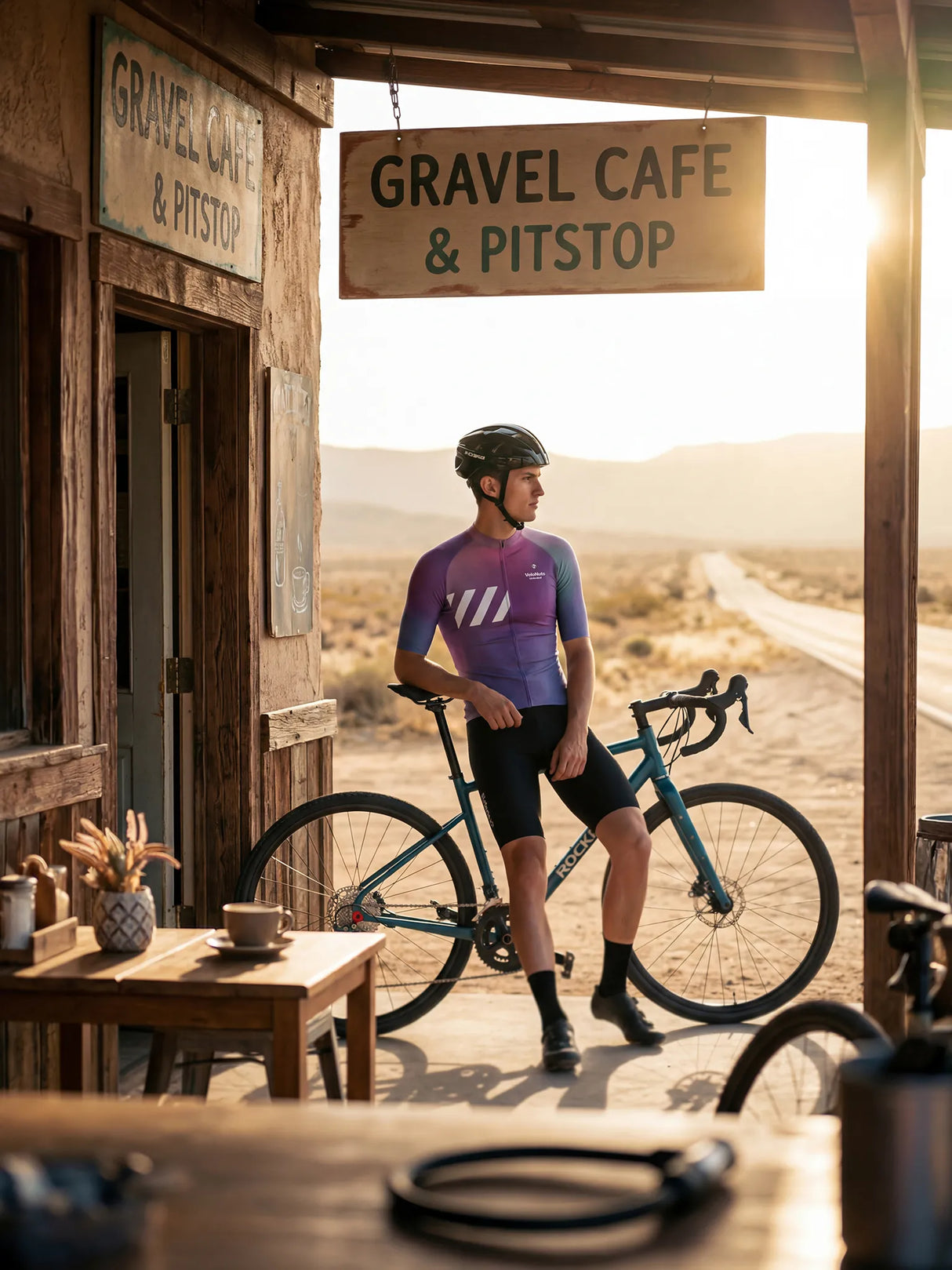Herren-Radtrikot Aura Fade