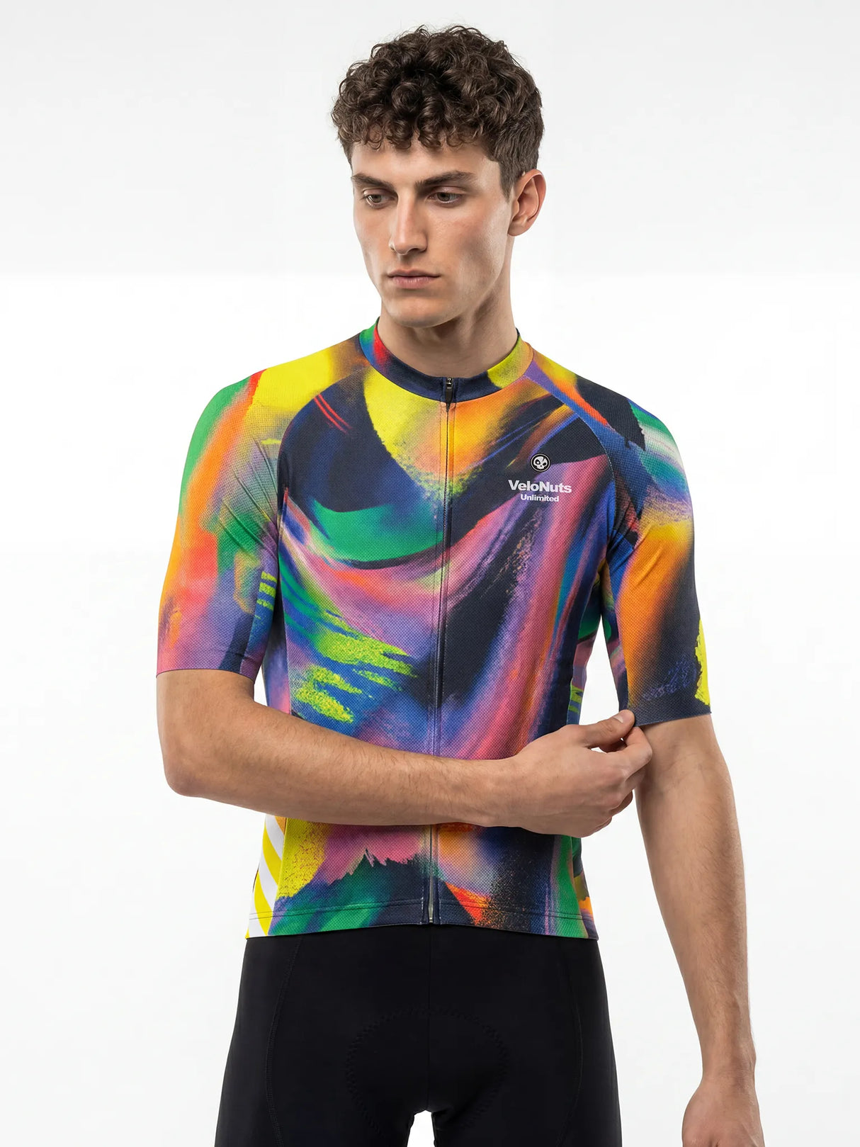Herren-Radtrikot Pixel Riot